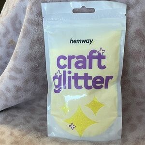 Fluorescent Yellow Craft Glitter